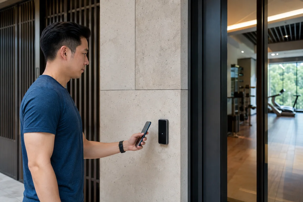 Verify booked visits with a QR code.