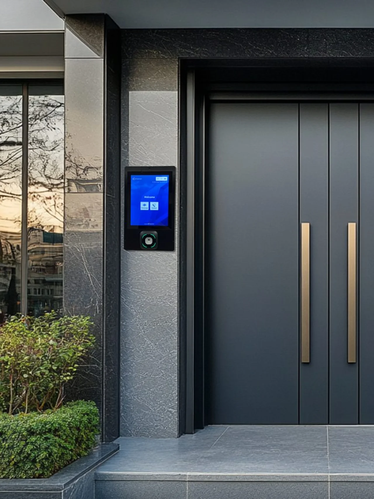 Smart Visitor Panel equipment and operation view